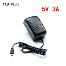 5 V 3A Raspberry PI 3 Modell B + plus Power Adapter USB Ladegerät Netzteil Power Quelle 5 V Volt 3A USB Port Adapter Buchse