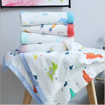 

Bamboo Cotton Child Baby Blanket Kids Bath Towel Infant Travel Blankets Newborn Bedding Muslin Swaddle Toddler Photography Props