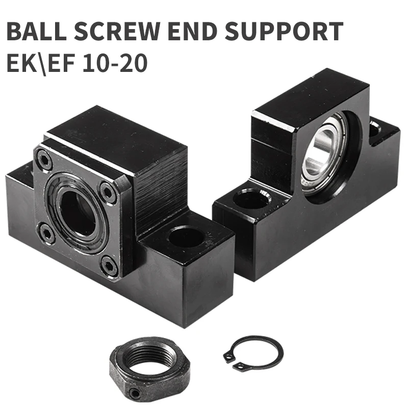 

Screw support bracket fixed bracket linear bearing EKEF10 EKEF12 EKEF15 for ball screw SFU1204/sfu1605/sfu2005