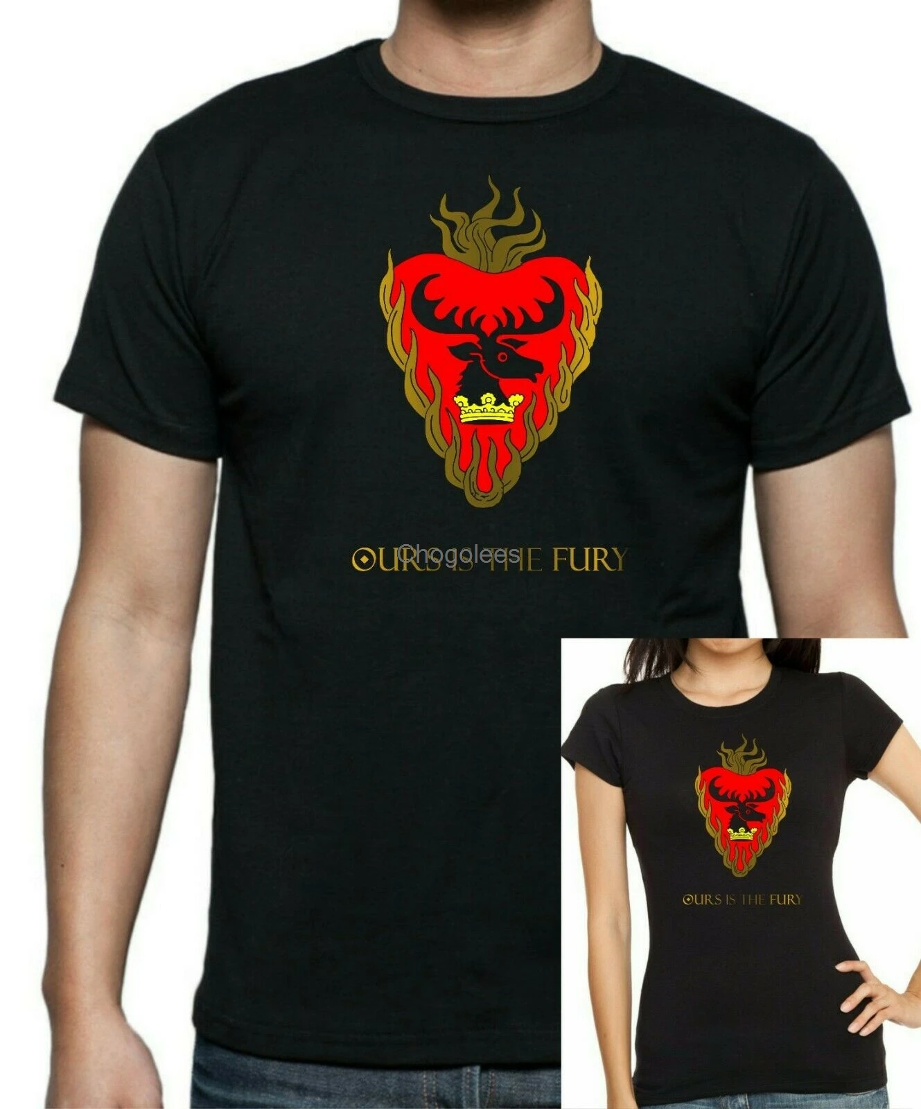 Baratheon Ours Is The Fury - Tailor-made T-shirts - AliExpress