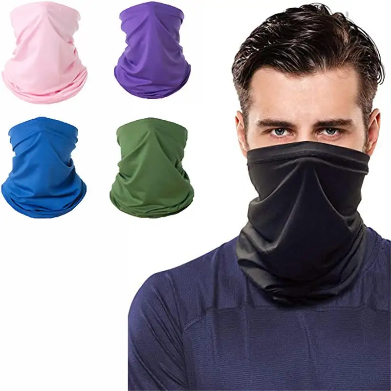 Ghetta Collo Estiva Bandana Mezza Faccia: Sciarpa Multiuso UV Per Uomo E Donna
