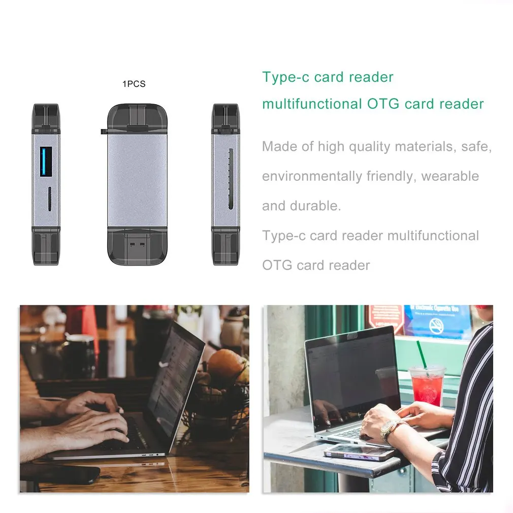 USB 3,0/type-C кард-ридер адаптер SD кард-ридер SDHC SDXC MMC Micro T-FLASH разъем высокоскоростной кард-ридер памяти