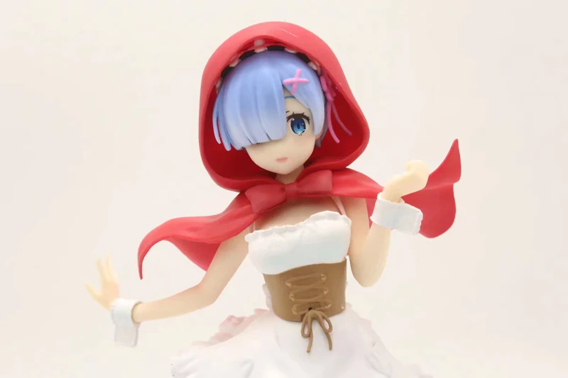 Re: Zero Hajimeru Isekai Seikatsu Rem/Ram Red Hood Ver. ПВХ кукла Фигурка Коллекционная Фигурка модель игрушка подарок