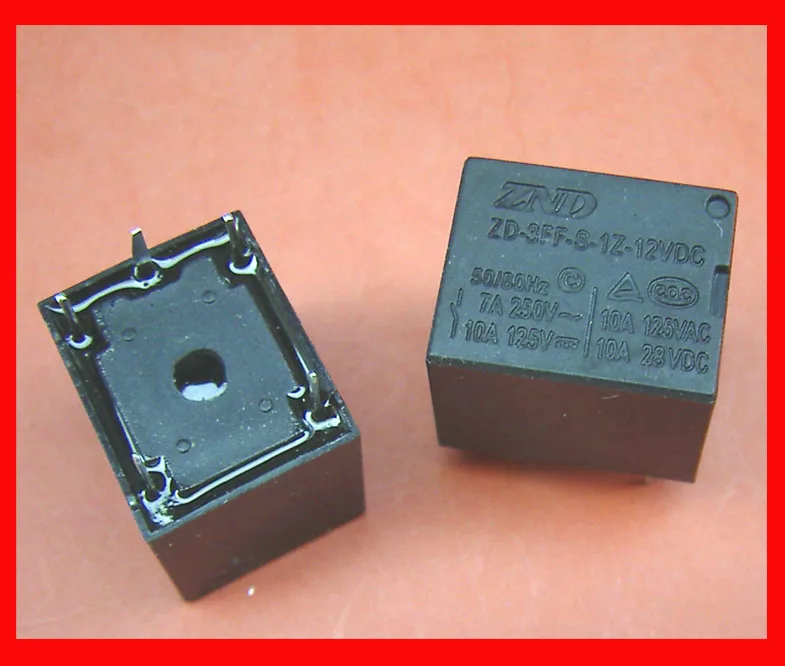 ZND ZD3FFS1Z12VDC 05V 9VDC 12VDC 24VDC 5 Kaki SRD12VDCSLC Baru Relay
