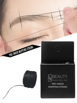 

Pre-Inked Eyebrow Mapping String Measuring Tool For Marking Symmetrical Eyebrows Thread Semi Permanent Positioning Eyebrow
