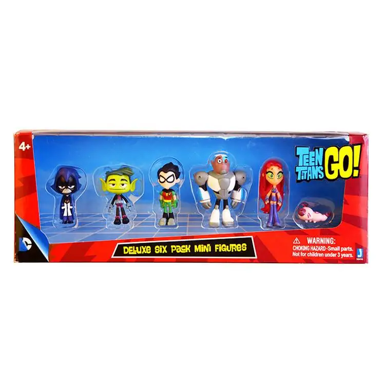 Фигурки подростков Titans Go игрушки Робин зверь мальчик Ворон киборг Титаны фигурки