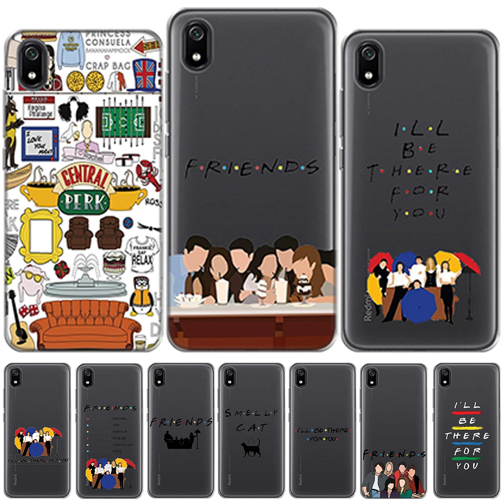 Central Perk Coffee Friends tv Show Case For Xiaomi Mi 9 SE 9T Pro 5X A1 6X A2 A3 Redmi K20 7 Y3 5 Plus Note 10 4 4X 6 8 | Мобильные