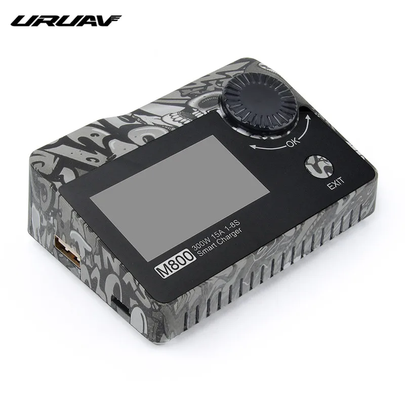 RC &amp URUAV M800 300 Вт 15A DC Smart 1-8S Lipo балансировочное зарядное устройство Dis из