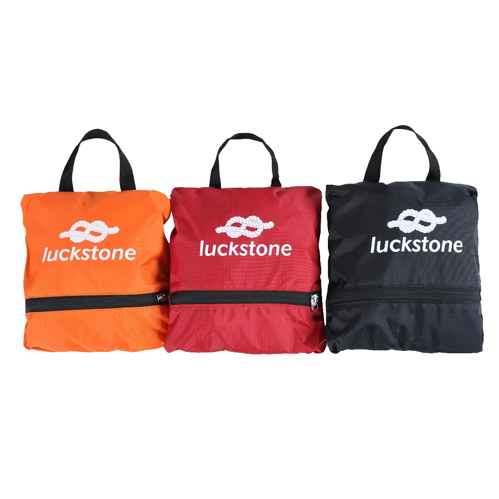 Ultralight Folding Rock Climbing Caving Rope Bag Sling Cord Gear Holder Carry Backpack & Ground Sheet - Choice of Color