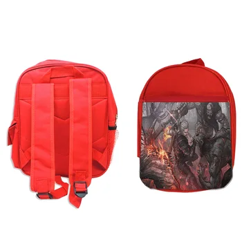 

RED backpack SWORDSMAN WITCH COMBAT backpack rucksak