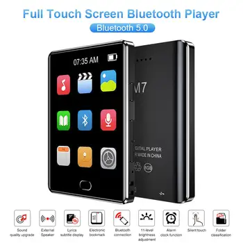 

Newest M7 Bluetooth5.0 MP4 Player 8GB With 2.5 Inch Full Touch Screen Built-in Speaker, Supports FM Radio, E-book, Video Player