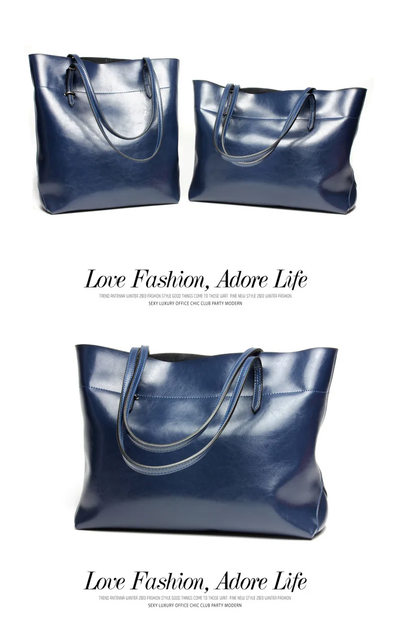 Top Estilo Genuíno Bolsas De Couro Bolsas