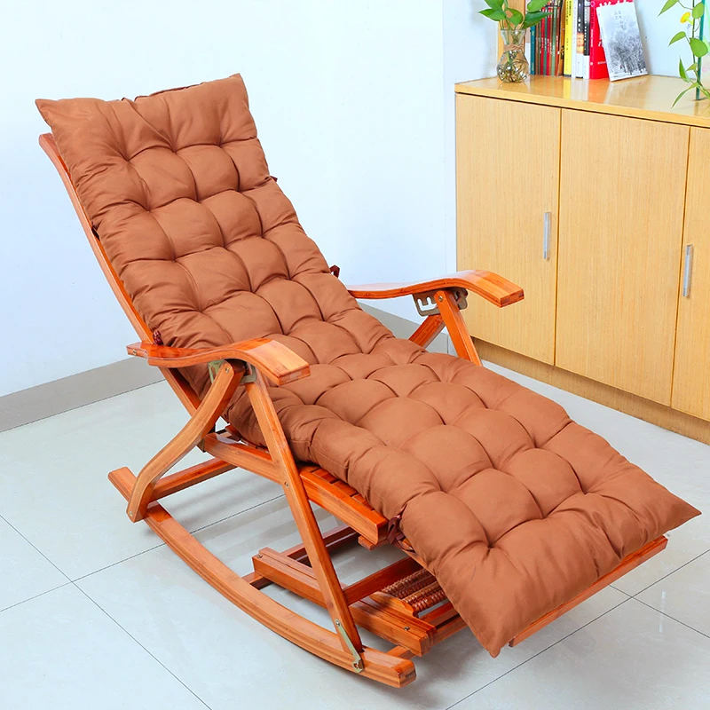Бамбуковое складное кресло-качалка домашнее уличное кресло для сна