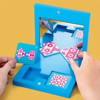 

Children Educational Jigsaw Toy Kids Baby Hand Brain Exercise Mirror Picture Toy P31B