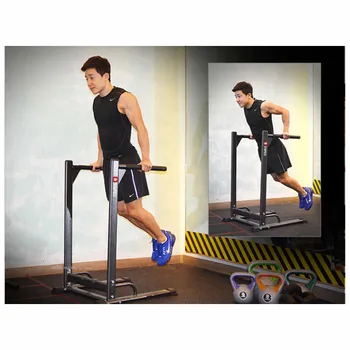 Parallel Bars And Rings For Choice, Home Gym Dipping Station Heavy Duty Dip Stand Parallel Bar, Horizontal Bar Pull-Up Device 1