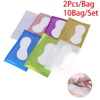 

10Pairs New Shape Paper Patches Eyelash Under Eye Pads Lash Eyelash Extension Hydrating Eye Tips Sticker Wraps Make Up Tools