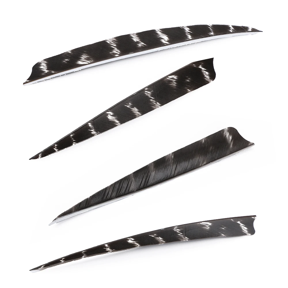 50pcs 5 inch Archery Turkey Feather Real Feather Sexy Arrow Vans For Arrow DIY Fletches Feather Arrow Accessory RW Real Feather