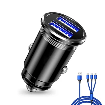 

2019 New Dual USB Quick Charge QC 3.0 Car Fast Charger Car USB Fast Charger Quick Charger Car-Charger For iPhone USB Type-C PD