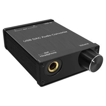 

USB DAC o Converter USB to Fiber Coaxial + RCA o External Sound Card o Decoder