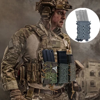 

Tactical Magazine Pouch for 5.56 7.62mm Quick Release Military Shooting Paintbal Hunting Army CS Pistol Rifle Molle Mag Pouches