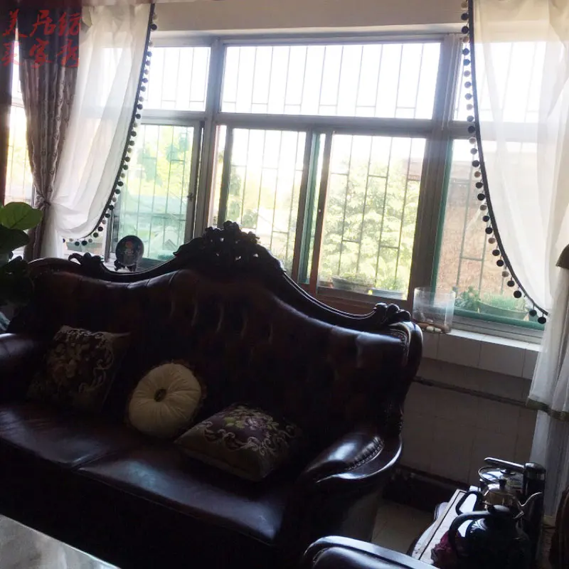 Лента с бахромой и помпоном 1 м|Кисти бахрома| |