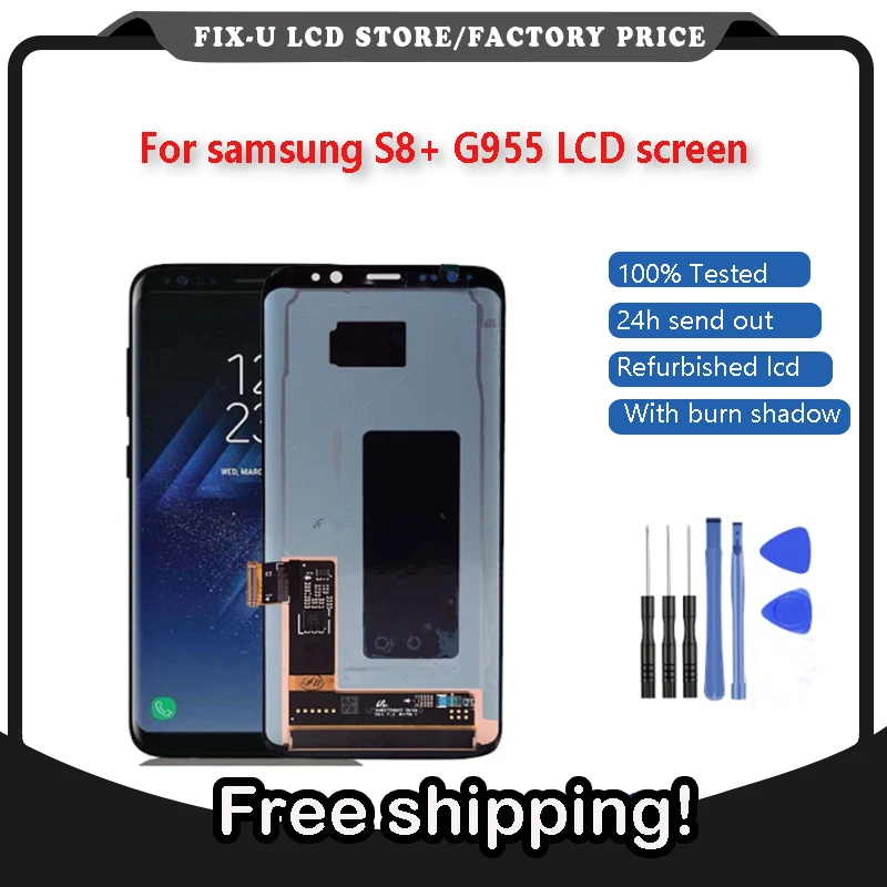OEM ЖК-экран и замена дигитайзера для samsung Galaxy S8 Plus G955