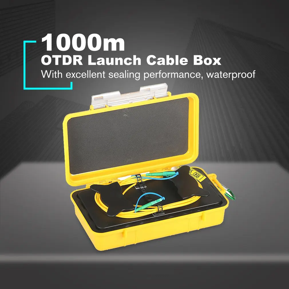 

1KM Single Mode Fiber Optical OTDR Launch Cable Box For OTDR Dead Zone Eliminator LC/APC-LC/APC Test Extension Cable