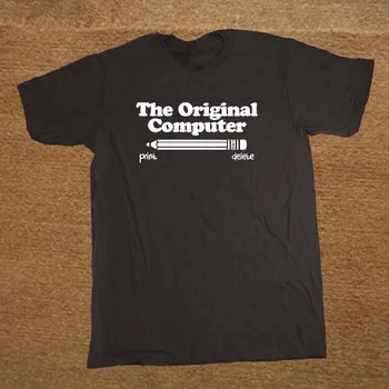 

Custom Design Shirts Crew Neck Funny Short Sleeve The Original Computer Funny Gift For Dad It Web Developer Coder Mens T Shirt