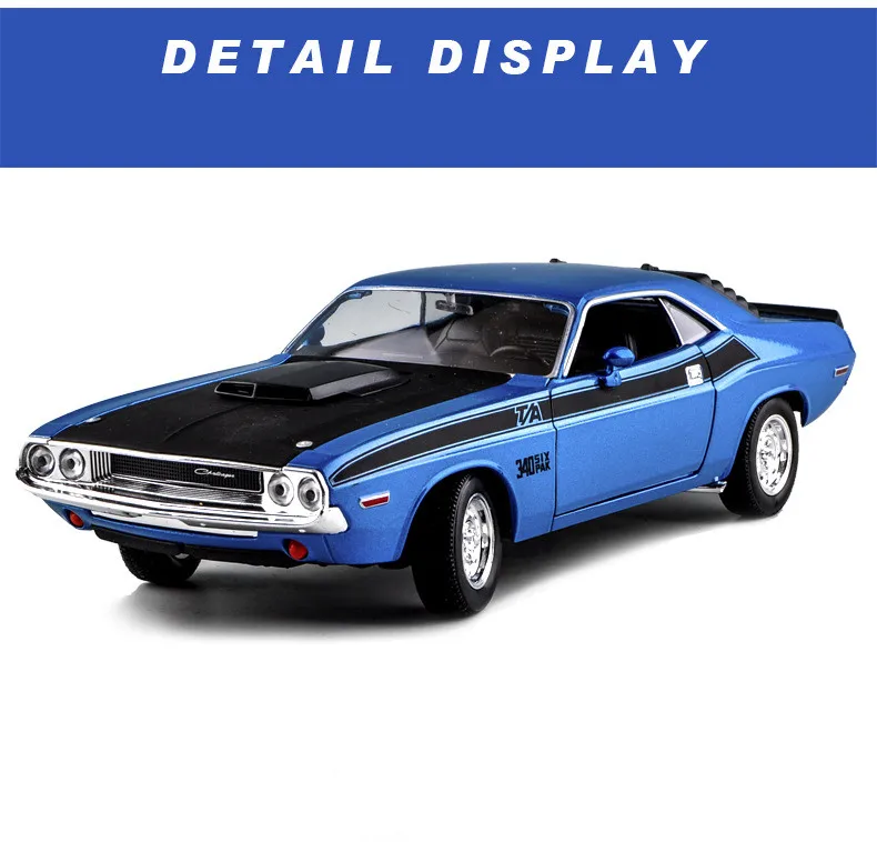 WELLY 1:24 Dodge Challenger модель автомобиля из сплава Модель автомобиля Моделирование Украшение автомобиля коллекция Подарочная игрушка Литье под давлением модель мальчика