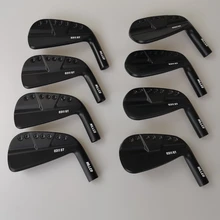Новые клюшки для гольфа 0311ST 7 шт. черный набор для гольфа 4-9 Вт утюги для мужчин клюшки для гольфа графитовый Вал