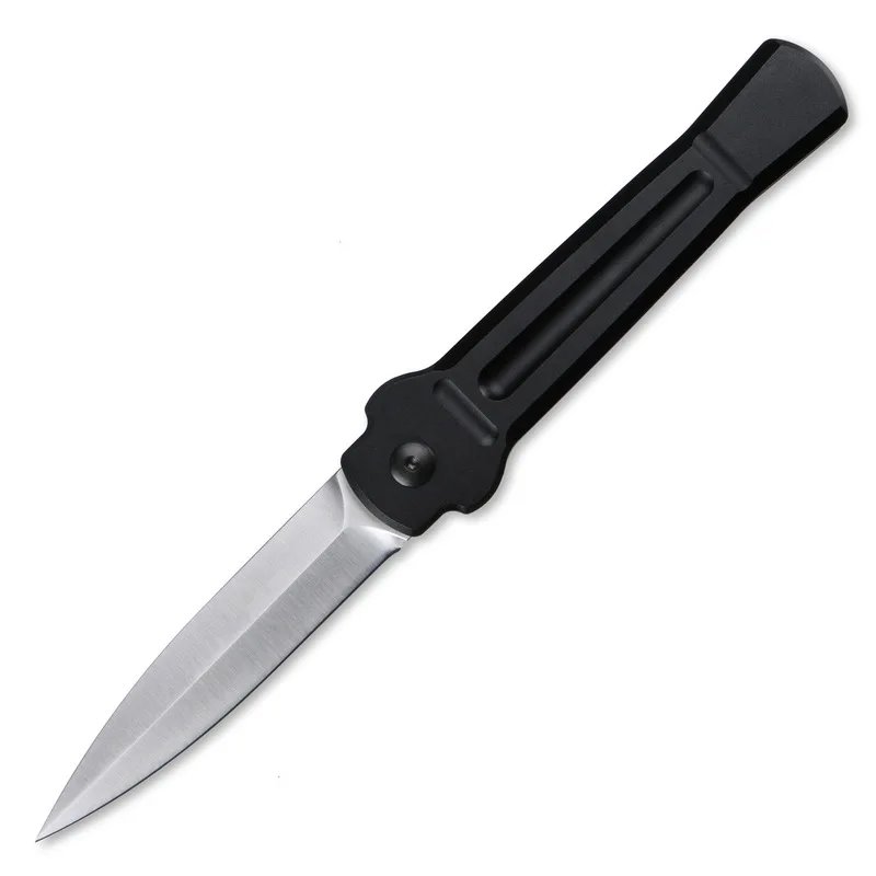 LOVOCOO AKC X-treme складной нож AUS-8 лезвием с алюминиевой ручкой для кемпинга, охоты, рыбалки, выживания, кухонные ножи, инструменты для повседневного использования - Цвет: black