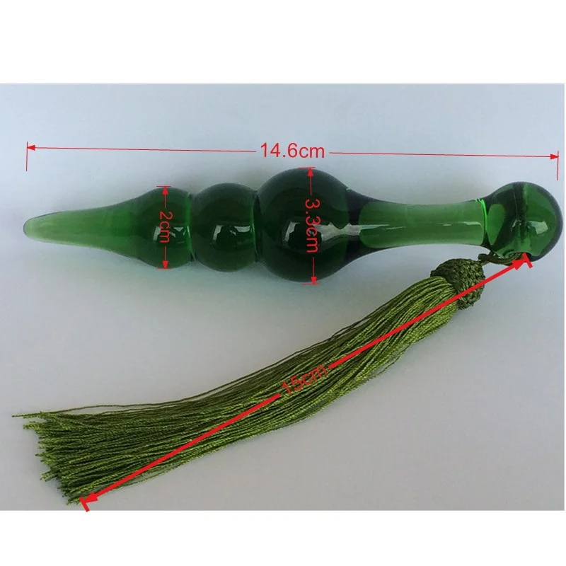 h002Glass Faux Pony Tail Butt Plug (17)