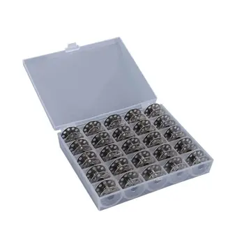 

25pcs New Stainless Steel Sewing Machine Bobbins Spools for Brother Janome Singer Elna Bernina Toyota Needlework Craft Tool New