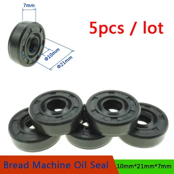 

5pcs 10*21*7mm Oil Seal Ring for Bread Maker Breadmaker Baker's Machine Blender Repair Parts Bread Machine Spare Parts Wearable