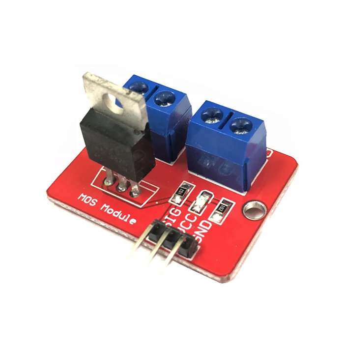Верхняя кнопка Mosfet 0-24 В зеркальный модуль IRF520 | Электронные компоненты и