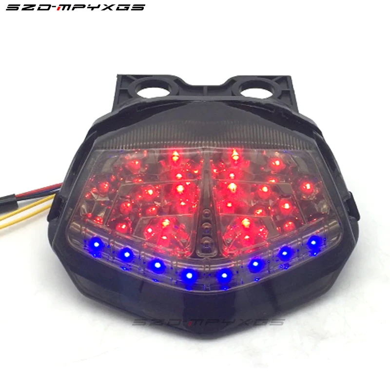 Мотоцикл светодиодный задний фонарь для Kawasaki Ninja250 Ninja250R 2008-2012 высококачественный стоп-сигнал поворот сигнал светодиодный стоп-сигнал