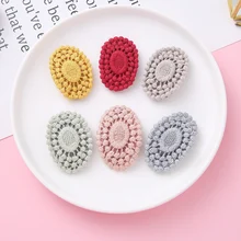 

Oval Girls Barrettes Hollow Out Hair Clips for Children Candy Color Kids Barrettes Newborn Baby Hair Accessories Infant Headwear