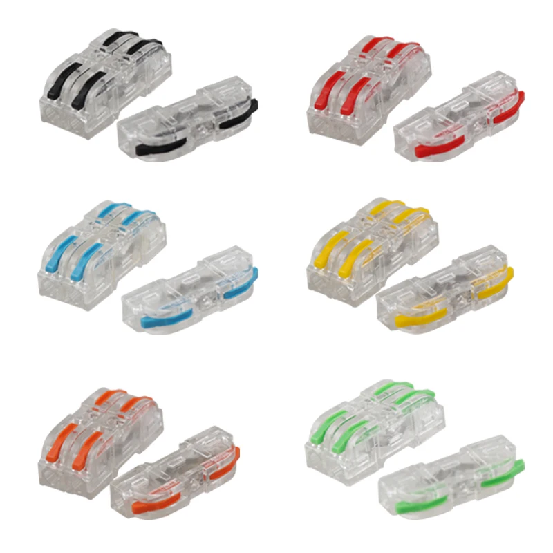 

Fast wire connector terminales spring Splicing conector terminal cable eletrico Connection terminator block set connecteur 2