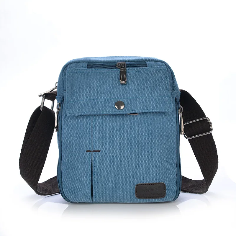 Новая стильная мужская Холщовая Сумка на одно плечо, повседневная дорожная многофункциональная простая сумка на плечо