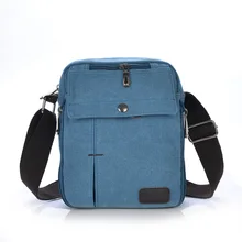 Новая стильная мужская Холщовая Сумка на одно плечо, повседневная дорожная многофункциональная простая сумка на плечо