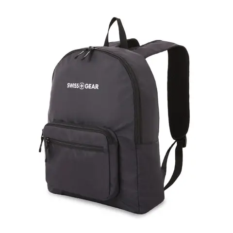 Рюкзак Swissgear складной черный 33 5х15 5x40 см 21 л | Багаж и сумки