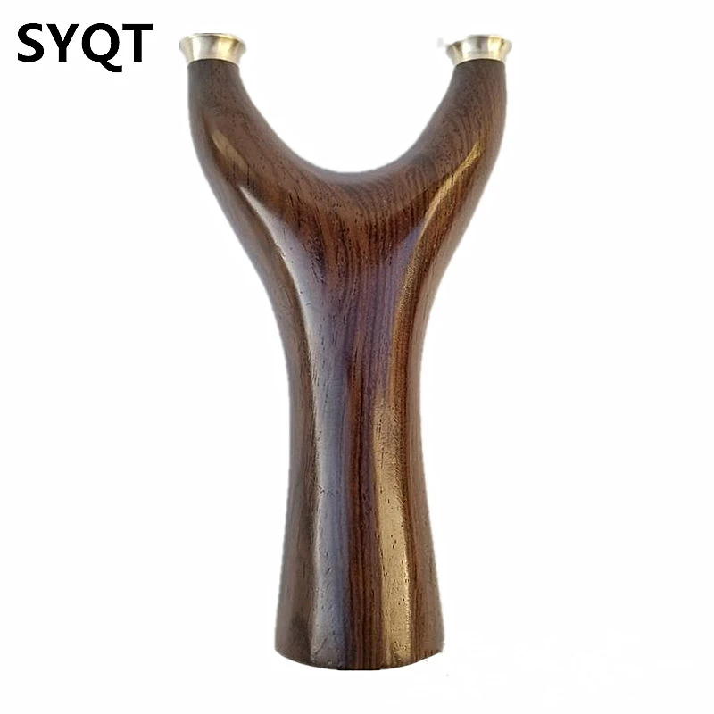 Copper Head Ebony Slingshot Solid Wood Quality Professional High Grade