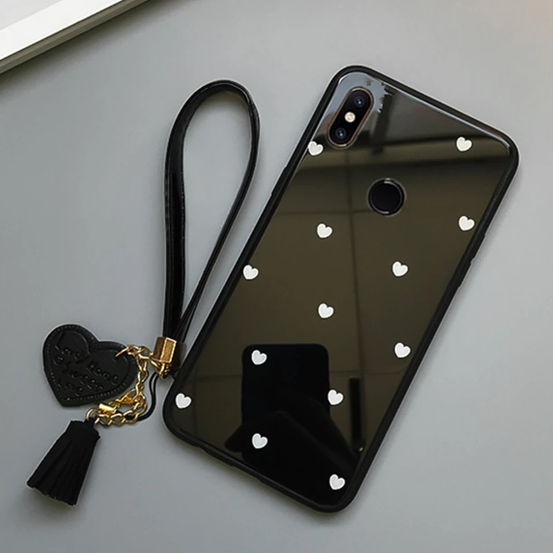 Чехол для Xiaomi Redmi Note 8 Pro S2 5A 5 Plus 6A 7 4X 8A закаленное стекло любовь сердце задняя