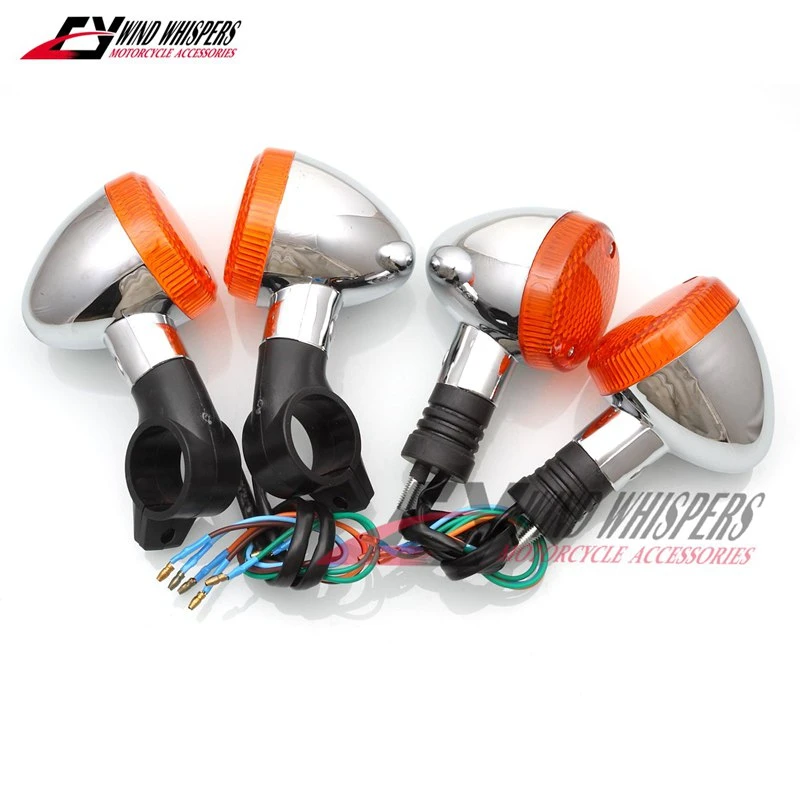 LABLT Motorcycle Turn Signal Blinker Lights Replacement for Honda Shadow VT Steed Rebel 250 Magna