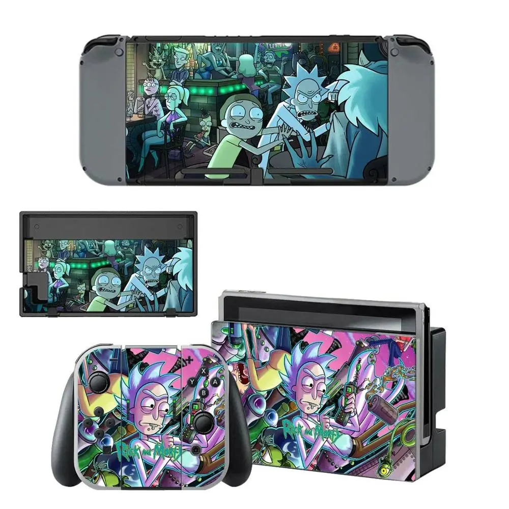 YSNS1411 Наклейки для nintendo switch с кожицей Rick and marty kingd для консоли nintendo Switch Joy-con - Цвет: YSNS1411
