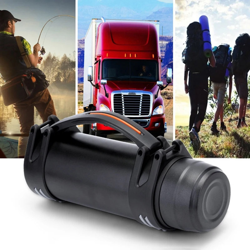 2L Large Capacity Stainless Steel Vacuum Flask Outdoor Car Hot Water Cup Portable Insulation Vacuum Cup