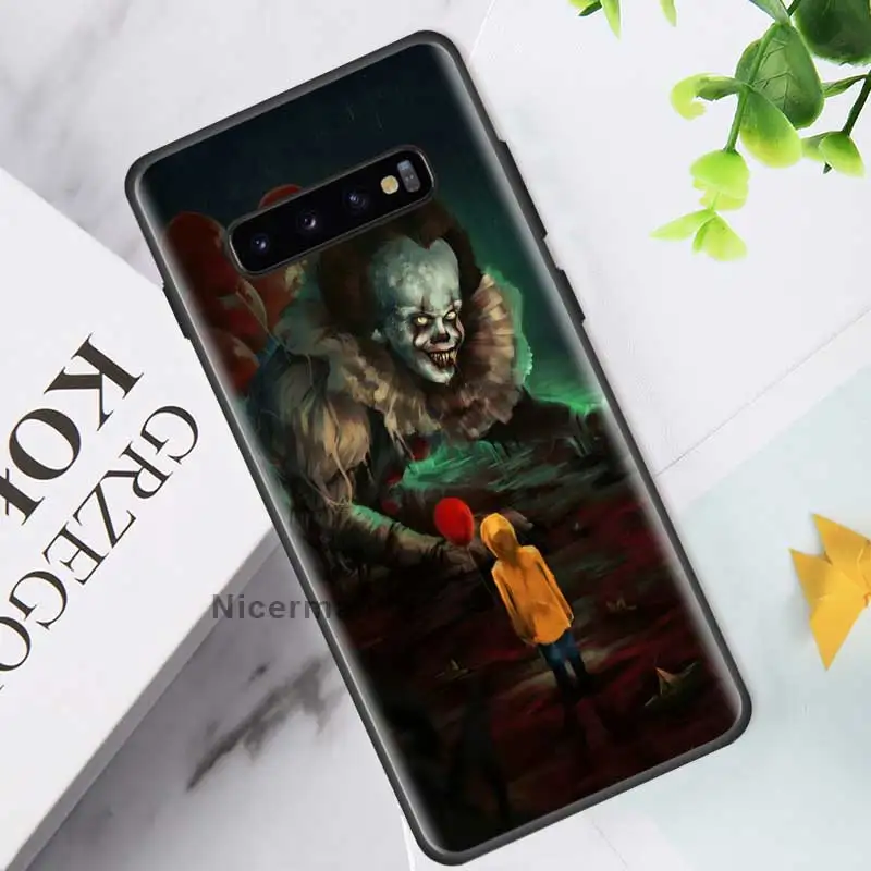 Чехол для samsung Galaxy S10 S8 S9 S7 Plus S10e Note 10 9 8 10Plus 5G черный силиконовый чехол телефона