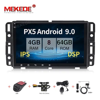 

MEKEDE 8" Android 9.0 PX5 4+64G IPS DSP car multimedia player For GMC Chevrolet Chevy Yukon Sierra Tahoe GPS radio Navigation