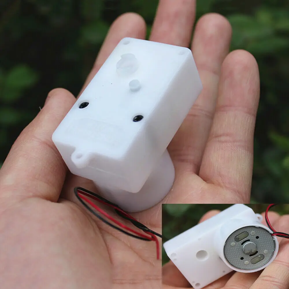 Mini 300 Gear Motor Plastic Shell Electric DC 6V-12V 7.2V 9V 30RPM Gearbox Slow Speed 6mm Reducer Micro Robot Toy Car Boat | Обустройство