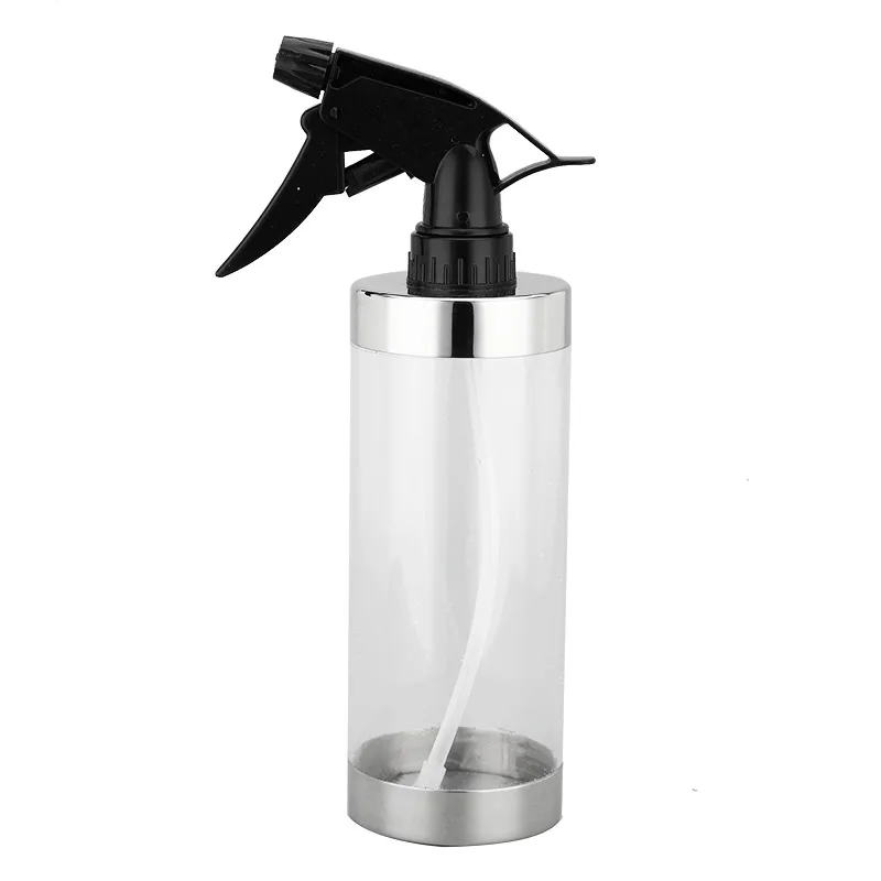 L 450ml Бутылка с распылителем из нержавеющей стали, кухонный горшок с маслом, распылитель воды, барбекю, оливковое масло, бытовой спрей для приготовления пищи, масло AP11201138 - Цвет: L 450ml
